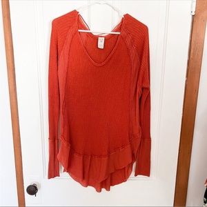 Free People Thermal Long Sleeve Top